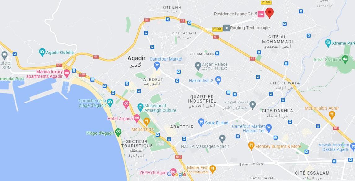 Great Location Flat Calm & Chocolat Gift Agadir